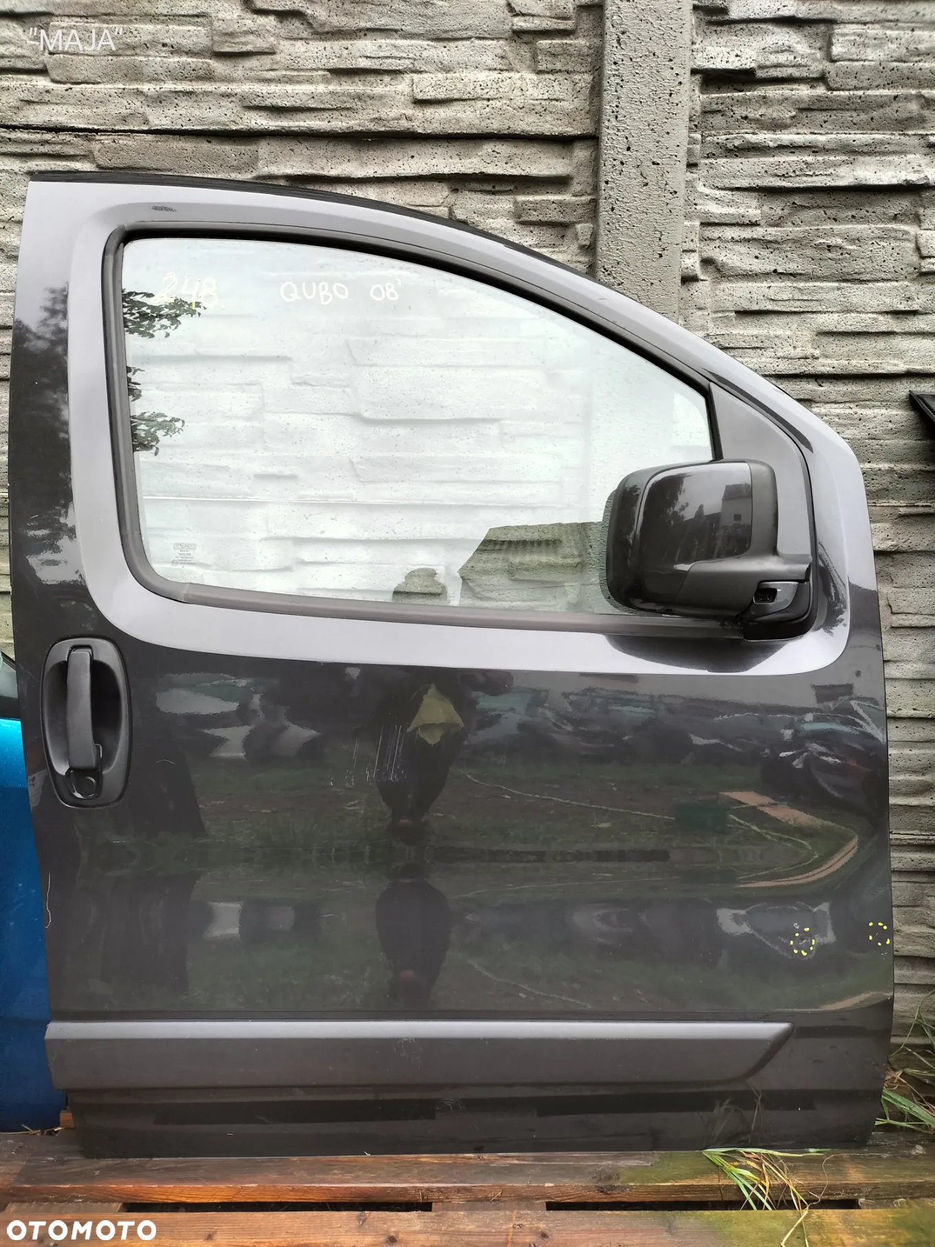 FIAT QUBO CITROEN NEMO PEUGEOT BIPPER DRZWI PRAWE PRZEDNIE PRZÓD KOMPLETNE - 4