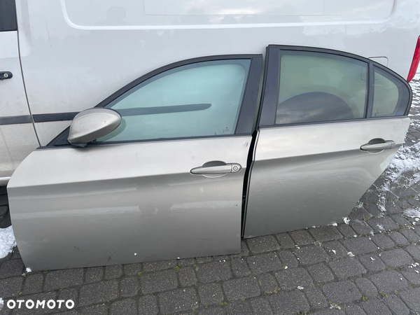 Bmw 3 E90 drzwi lewe lewy A53 Platinbronze przód sedan kompletne