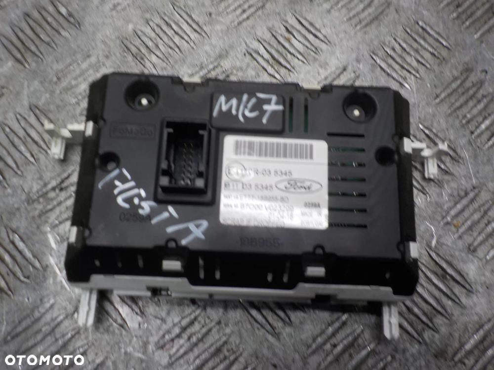 FORD FIESTA MK7 LIFT WYŚWIETLACZ RADIA EKRAN ET7T-18B955-BD - 2