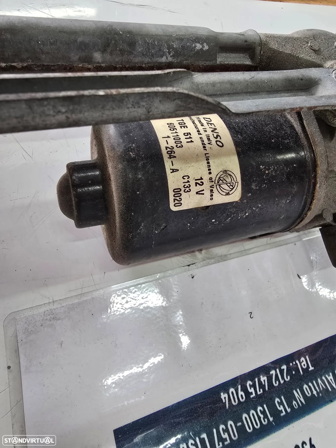 Motor limpa para brisas Fiat Punto 2001 1.6  ref: 60511003 - 2