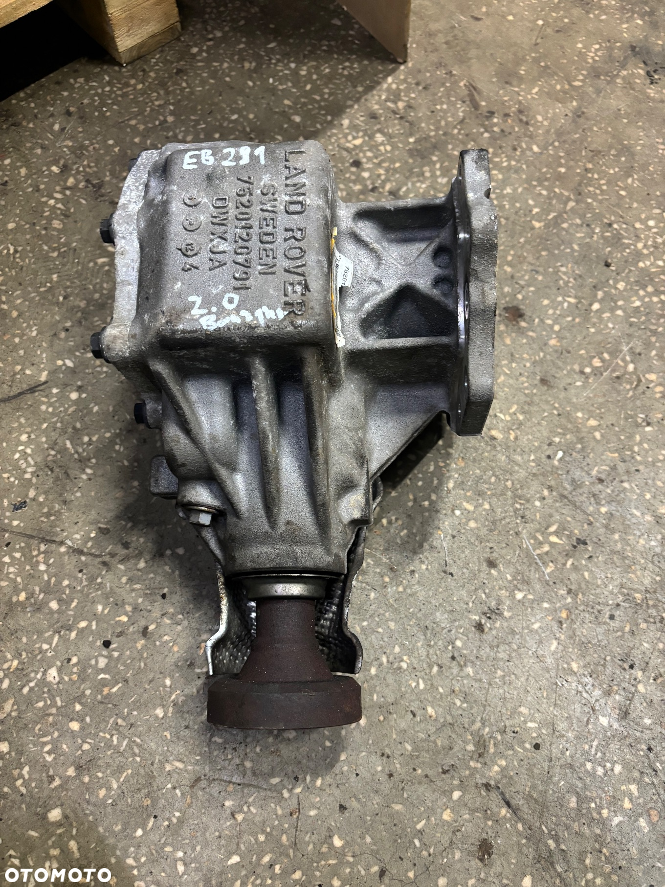 Reduktor skrzynia katowa Range Rover Evoque 2.0 benzyna bj32-7l486-ac bj327l486ac 7520120791 - 5