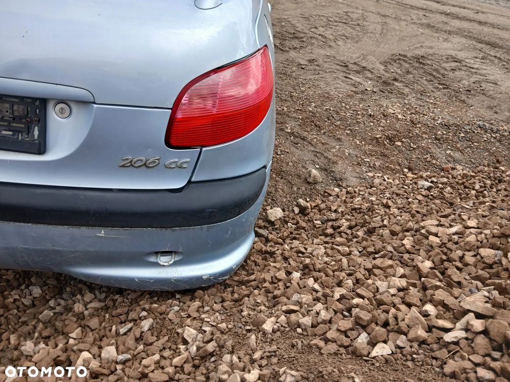 PEUGEOT 206 CC EYLC maska pokrywa silnika klapa bagażnika zderzak lampa reflektor pas przedni stop - 5
