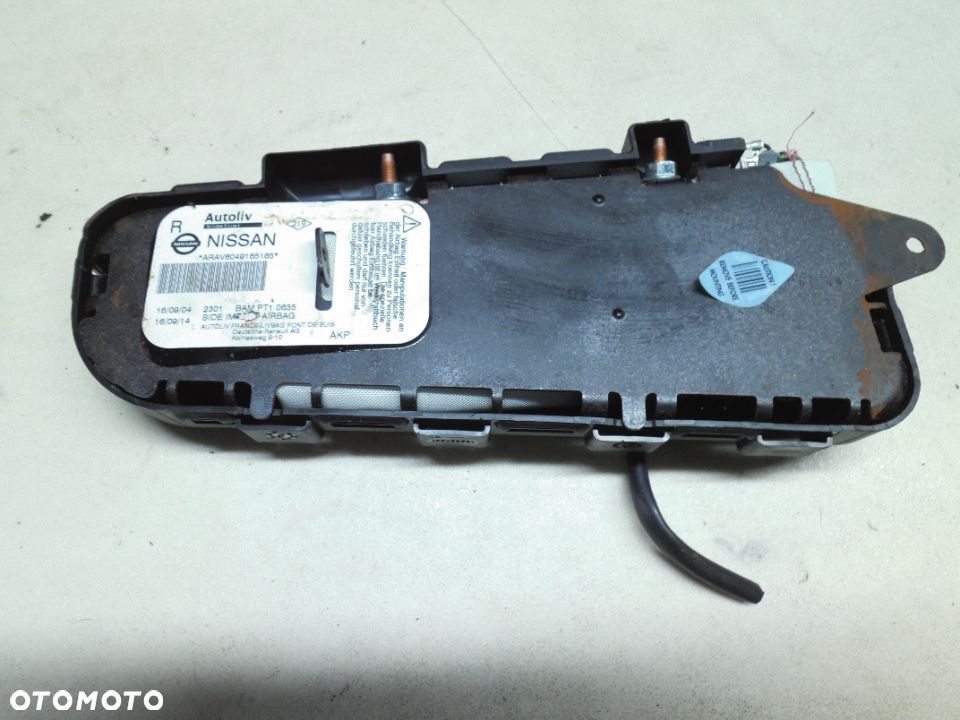 PODUSZKA POWIETRZNA AIRBAG FOTELA PRAWA NISSAN PRIMERA P12 2004R - 1
