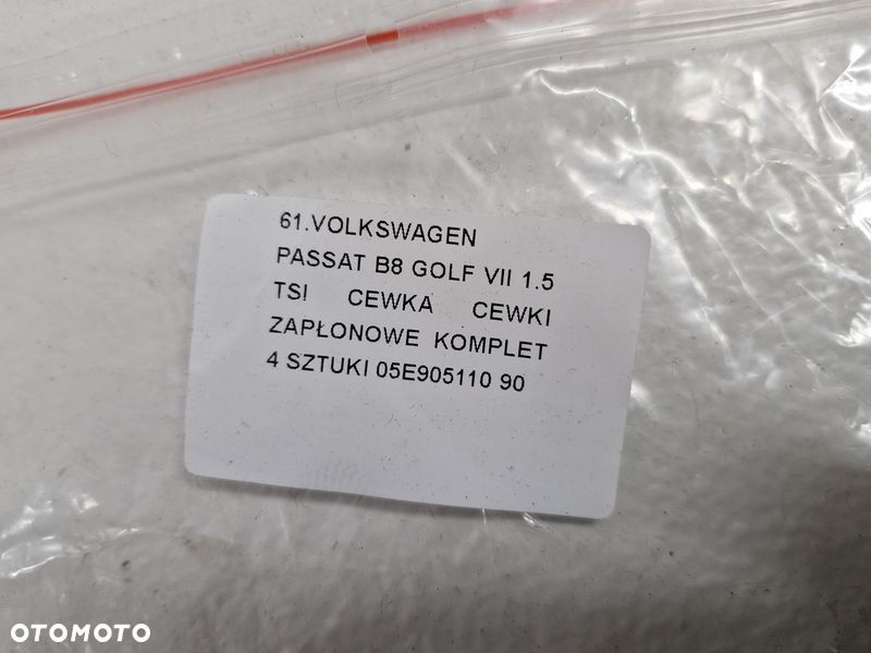 volkswagen passat b8 golf vii 1.5 tsi cewka cewki zapłonowe komplet 05e905110 - 9