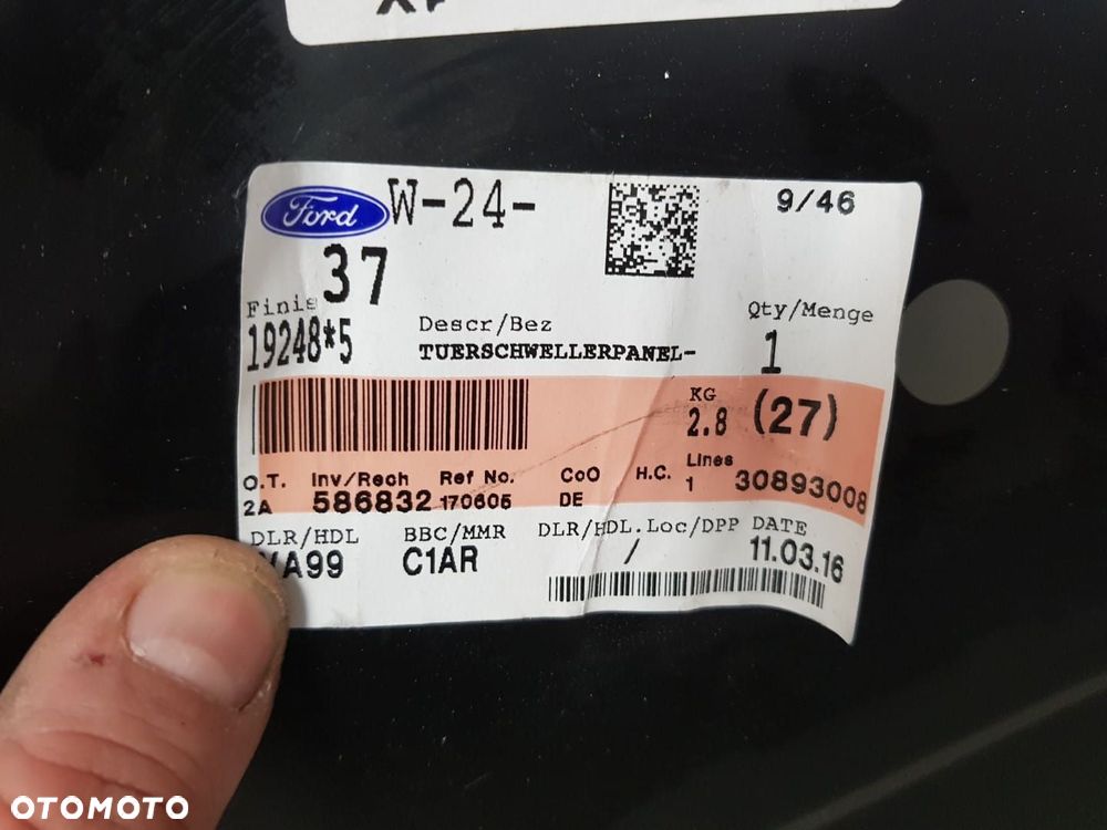 NOWY PRÓG SŁUPEK LEWY LEWA KIEROWCA FORD GALAXY MK3 3 III MK4 4 IV 15-24r EM2BU10131AE - 4