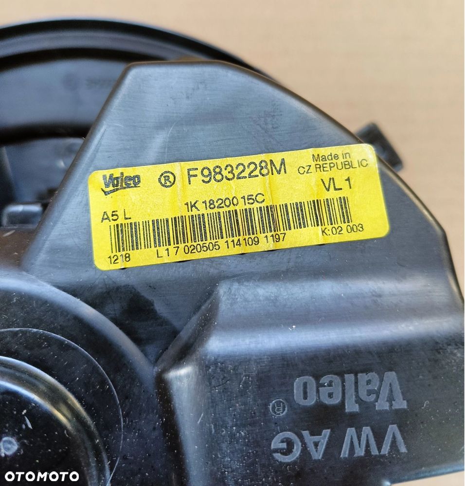 Touran I wentylator nawiewu dmuchawa rezystor klimatronik Golf 5 Caddy Volkswagen - 3