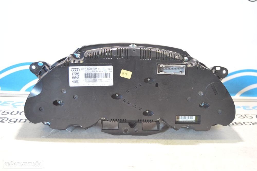 QUADRANTE MOSTRADOR MPH PAINEL INSTRUMENTOS MAGNETI MARELLI AUDI 8T0920981B 8T0920981 503001520505 AUDI A5 8T3 8TA 3.0 TDI QUATTRO V6 245CV CDU CDUD A4 B8 4K - 6