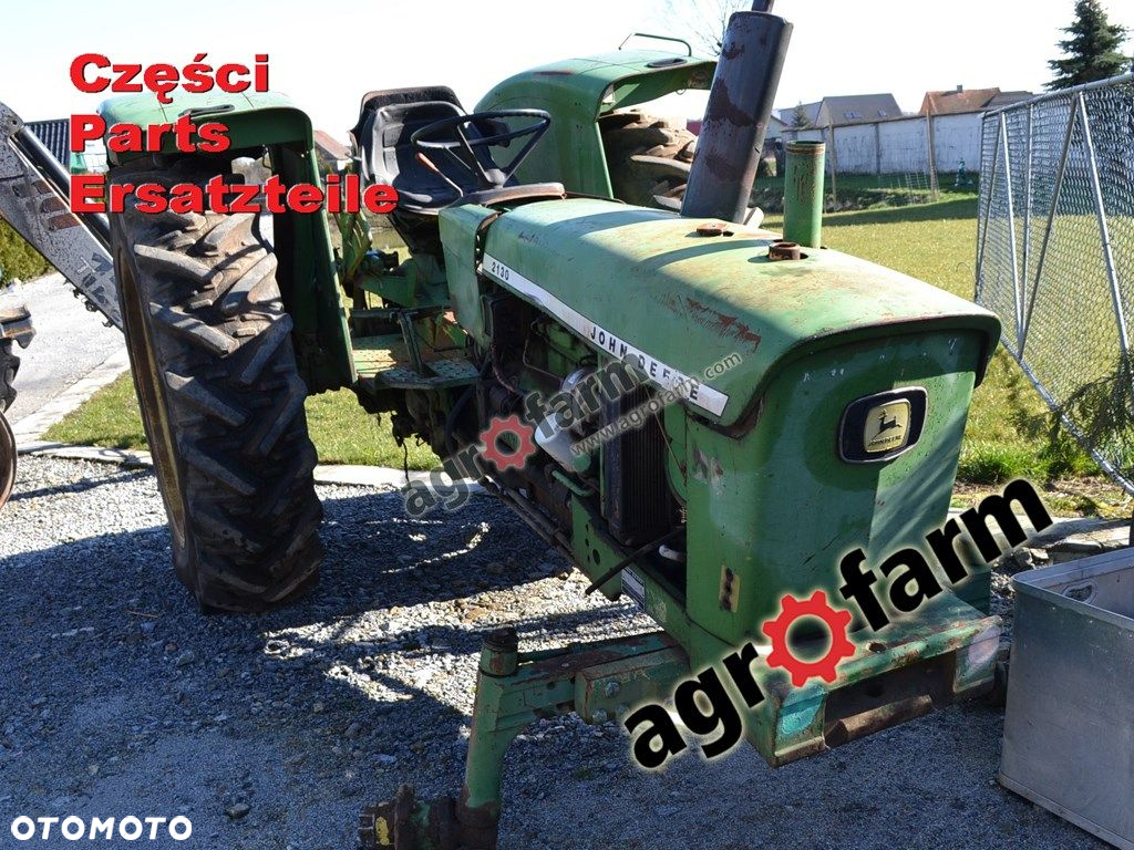 John Deere 2130 części, skrzynia biegów, silnik - 2