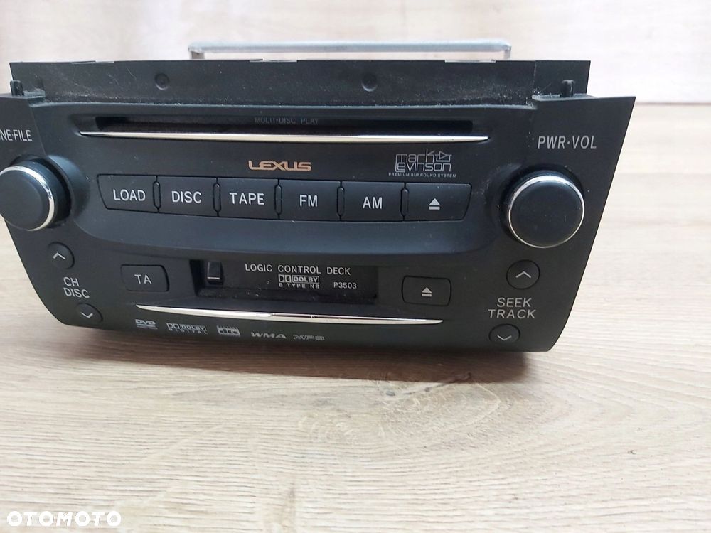 LEXUS GS III radio odtwarzacz CD kaseta 86120-30B10 - 3