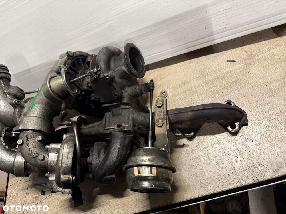 Turbosprężarki turbo 535d e60 272KM na podciśnienie kompletny zespół - 2