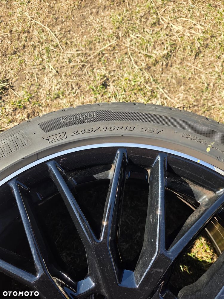 Felga aluminiowa Audi A4 S4 B9 18 Cali 8W0601025Q E-8.0Jx18H2 ET 40 245/40R18 93Y Hankook Ventus S1 Evo2 DOT 0524 2024 Rok - 7