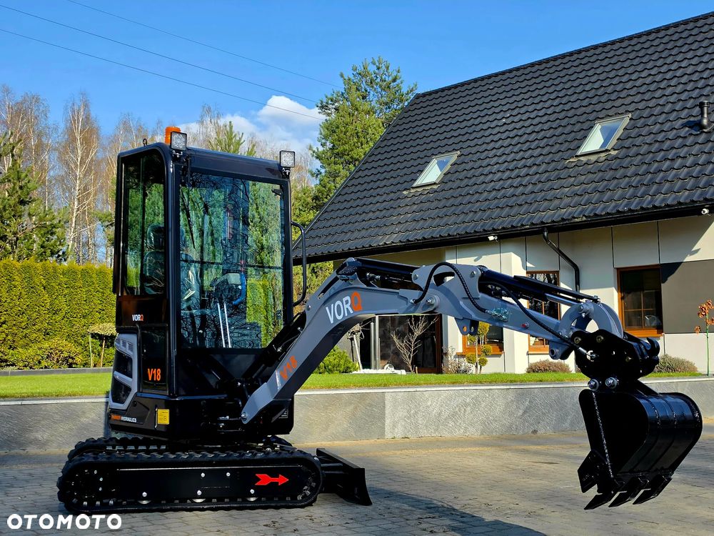 Inny Nowa minikoparka VORQ V18 - KUBOTA D722 , 3 łyżki w zestawie - 22