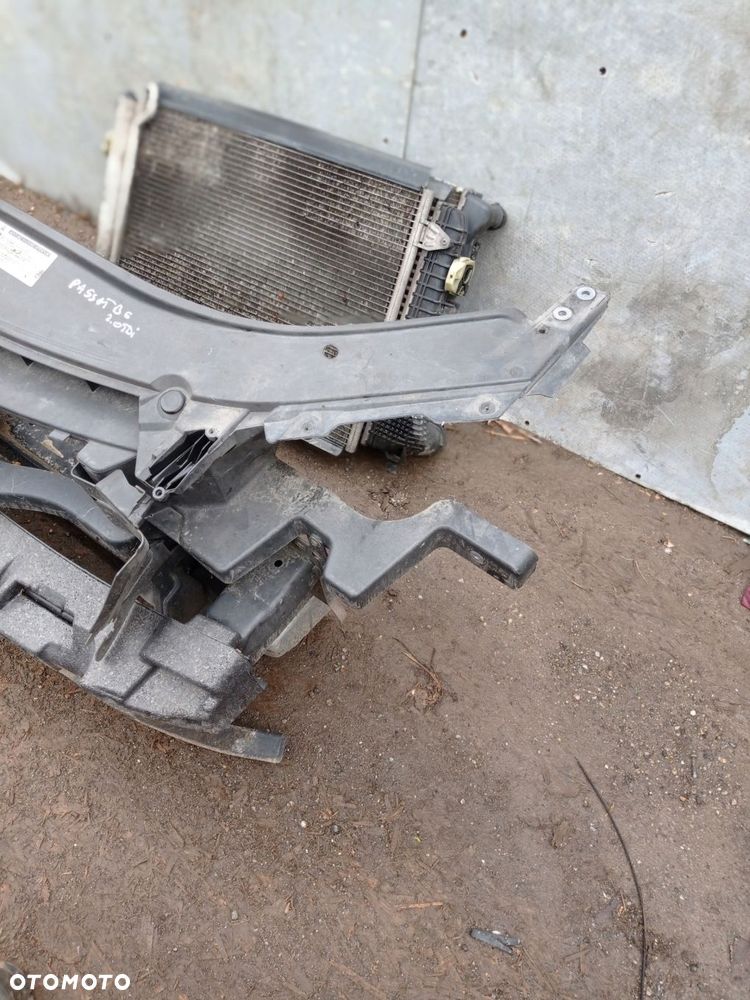 pas przedni chłodnice komplet vw passat b6 2.0 tdi - 3