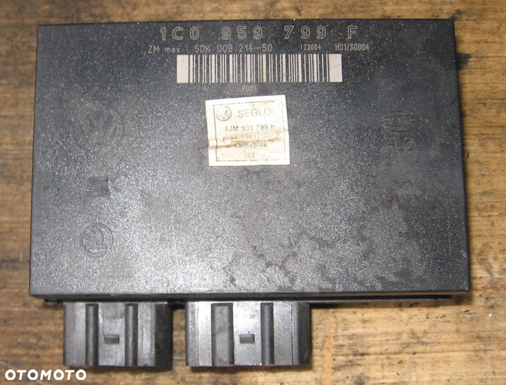 moduł komfortu PASSAT B5 GOLF IV LEON 1C0959799F - 1