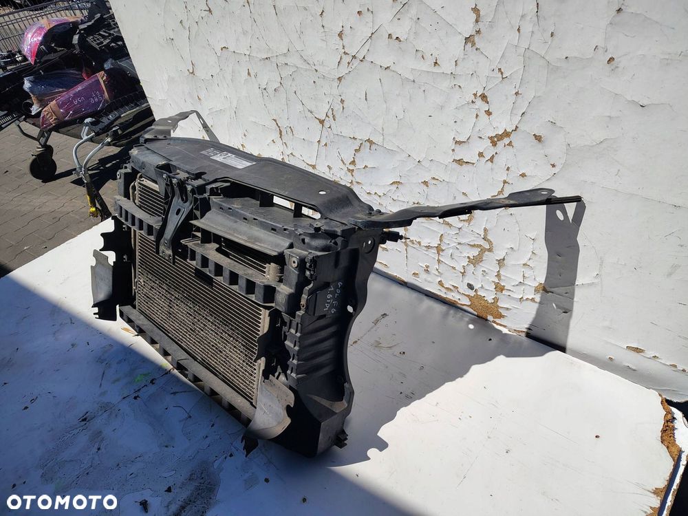CHŁODNICA WENTYLATOR PAS PRZEDNI WZMOCNIENIE VOLKSWAGEN GOLF 6 VI 1.6 TDI - 10