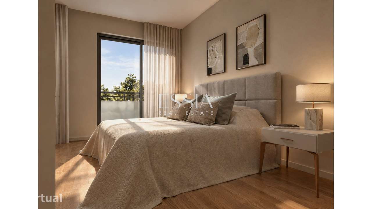 Apartamento T1 com Varanda e Vidros Duplos em Leça da Palmeira - Grande imagem: 3/13