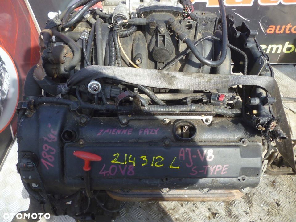 SILNIK JAGUAR S-TYPE 4.0 V8 AJ-V8 189 TYS - 2