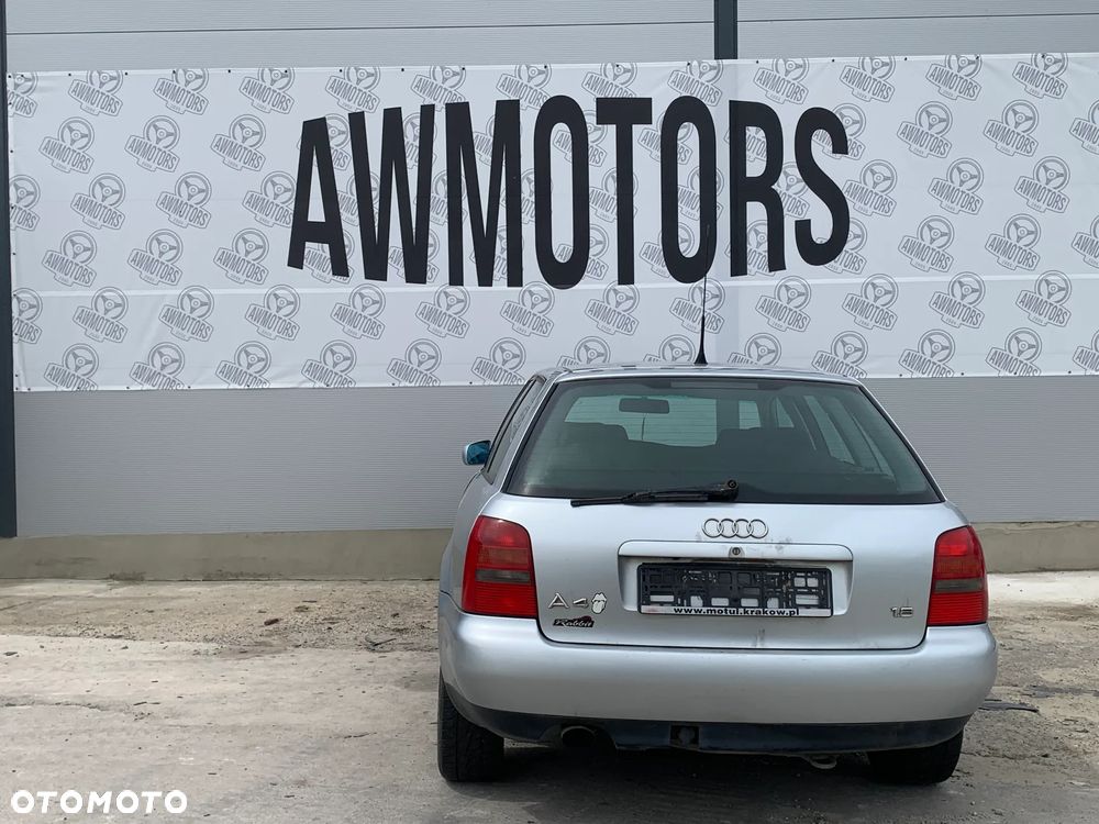 AUDI A4 1997 *SAMOCHÓ NA CZĘŚCI* 1490 MASKA, LAMPA, DRZWI, LUSTERKO, ZDERZAK, GRILL, BŁOTNIK, KLAPA, BELKA, DESKA, FOTELE, KANAPA, ĆWIARTKA KIEROWNICA, TARCZE, ZACISKI, ZAWIESZENIE, KOMPLETNY PRZÓD, KOMPLETNY TYŁ, LICZNIK, ZEGARY, PRAWE LEWE PRZÓD TYŁ - 2