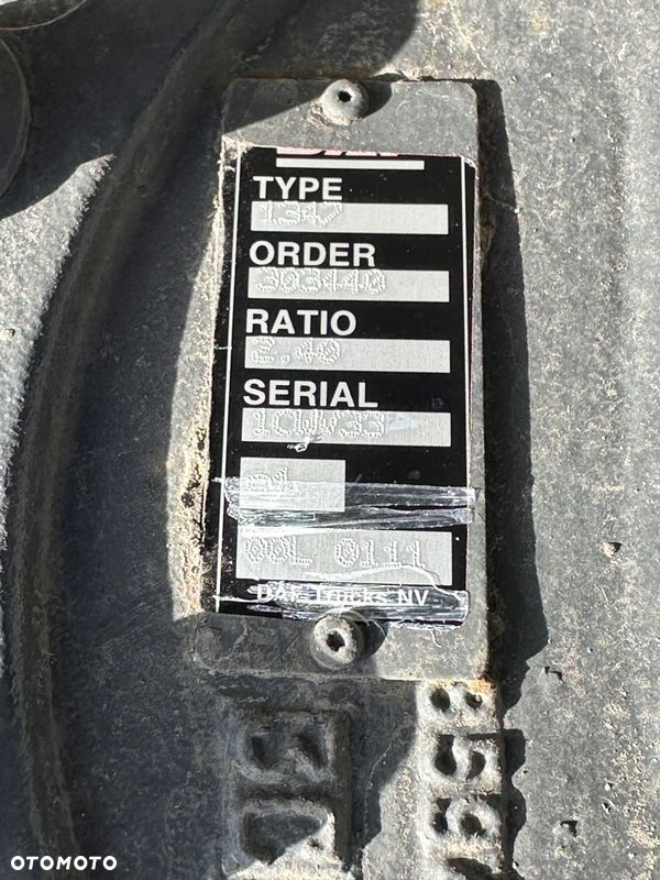 MECHANIZM RÓŻNICOWY DYFER MOST DAF XF XG XG+ 1347 2.40 2208965 - 2