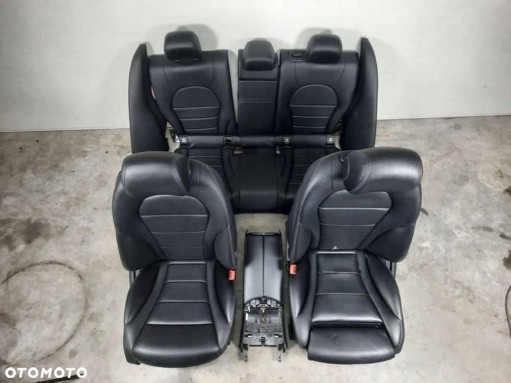FOTELE KANAPA SKÓRA TUNEL MERCEDES C W205 SEDAN - 2