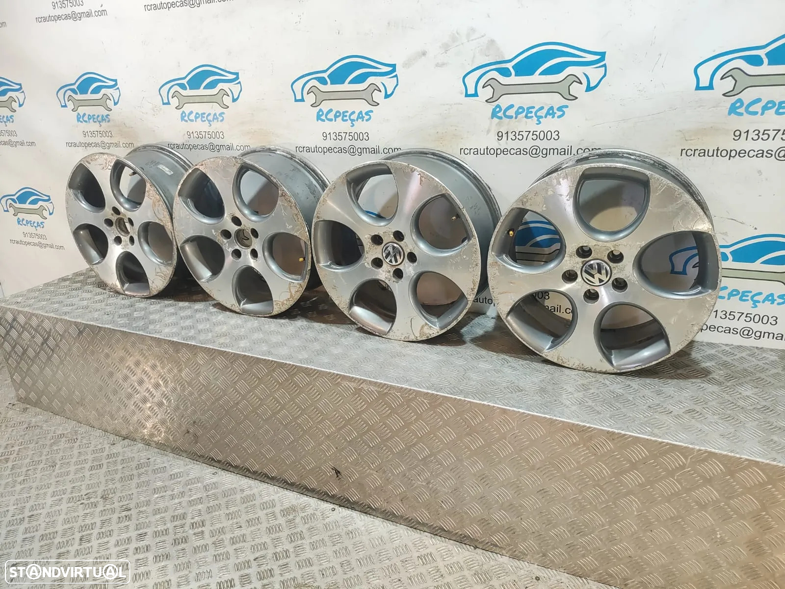 Jantes 18 Ronal Originais VW Volkswagen Golf V 5 GTI 7,5J ET51 5x112 - 14