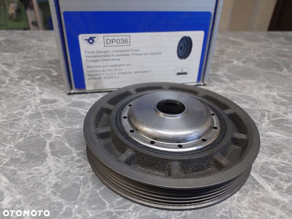 Koło pasowe wału korbowego RENAULT CLIO II, CLIO III, GRAND SCENIC II, LATITUDE, MEGANE II, MODUS, SCENIC II 1.4/1.6 09.98- - 2