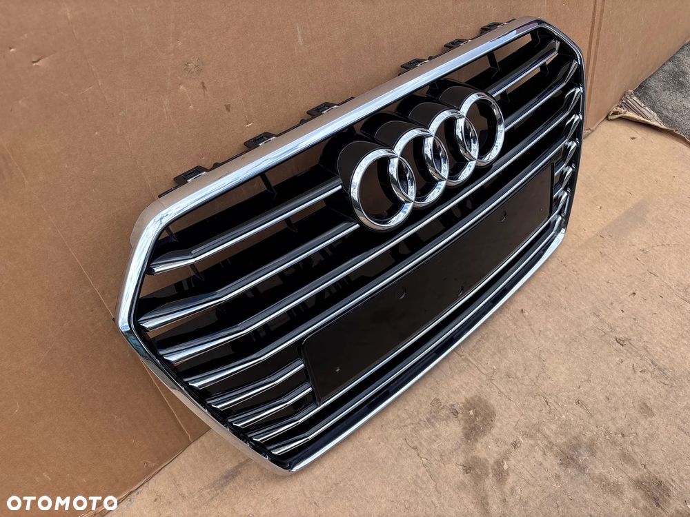 Audi A6 4G C7 Lift 4G0 Znaczek Oryginalna Atrapa Grill Zderzaka Przedniego Przednia 4G0853651AE 4G0853651AF 4G0853653K PDC Pod Czujniki Parkowania - 8