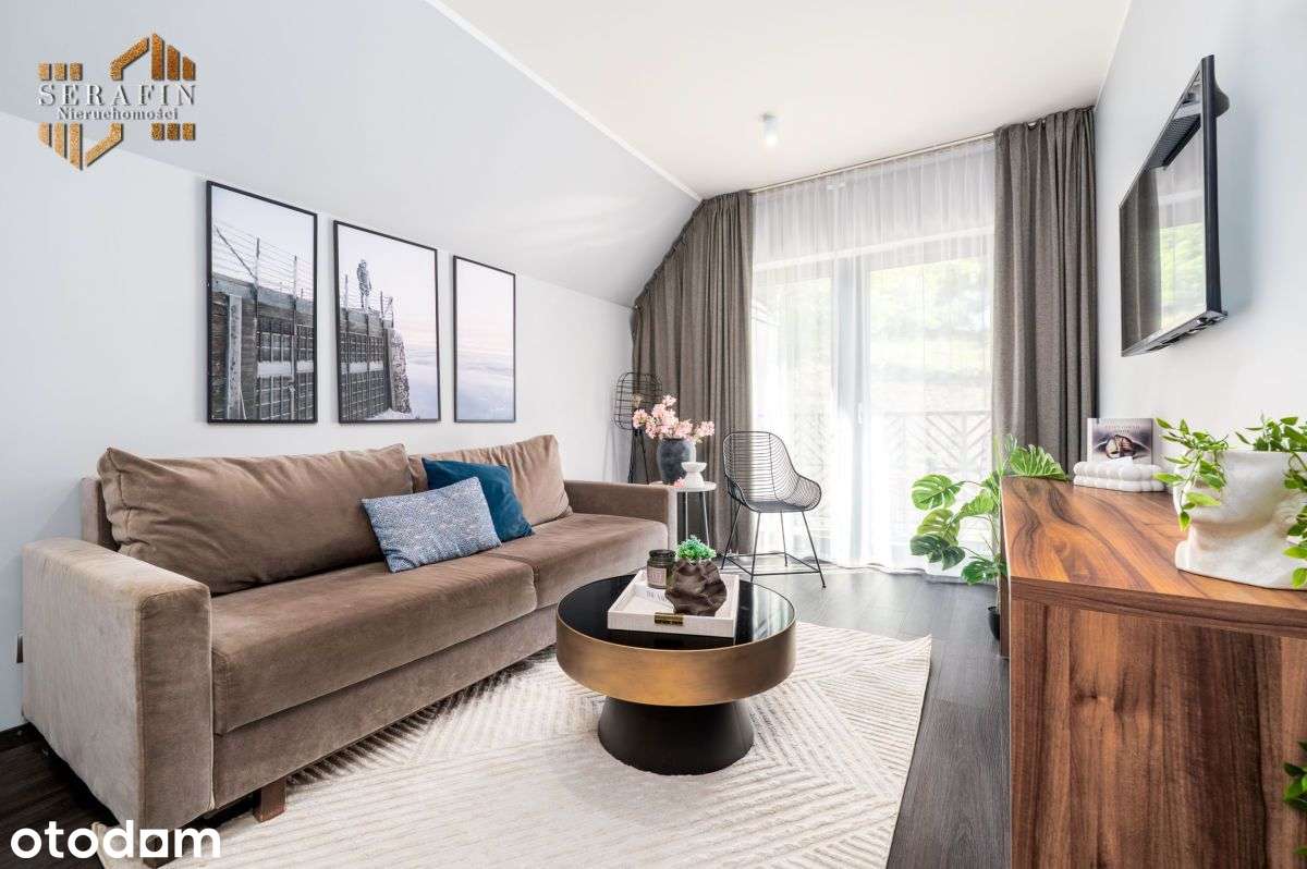 Dwupokojowy apartament z balkonem i windą