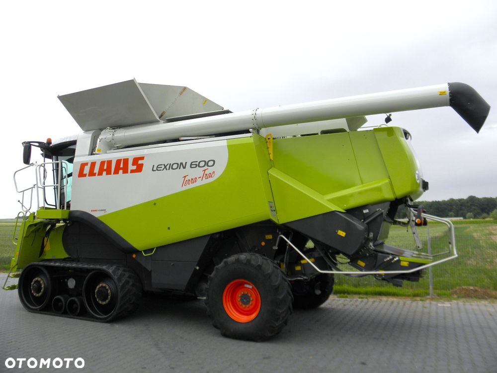 Claas Lexion 600 Terra Trac 2008 Rok, Najbogatsza Wersja, heder V1050, Nie Malowany, Stan Idealny - 7