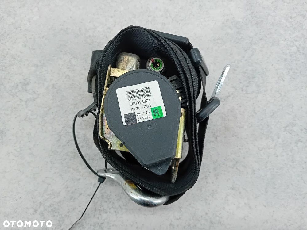PAS BEZPIECZEŃSTWA PRAWY PRZÓD AUDI TT 8N 560916301 012L-000 - 1