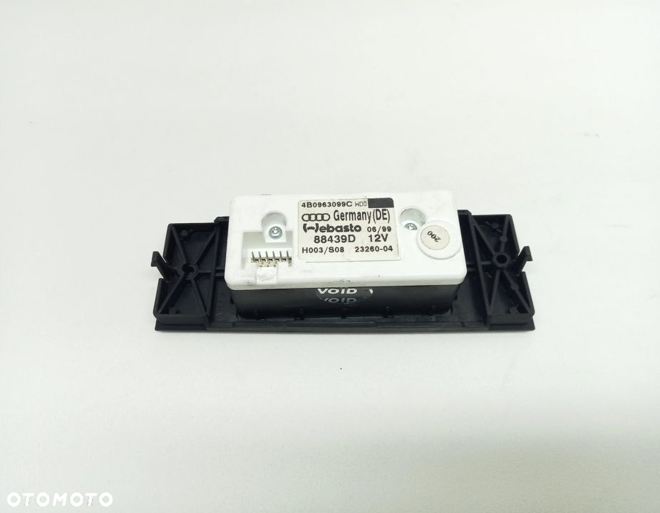 PANEL STEROWANIA WEBASTO AUDI A6 C5 3B0963099C - 3