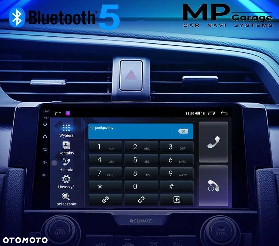 Radio Nawigacja Honda Civic X 10 Android11 CarPlay/AA Qled 4G Montaż - 6