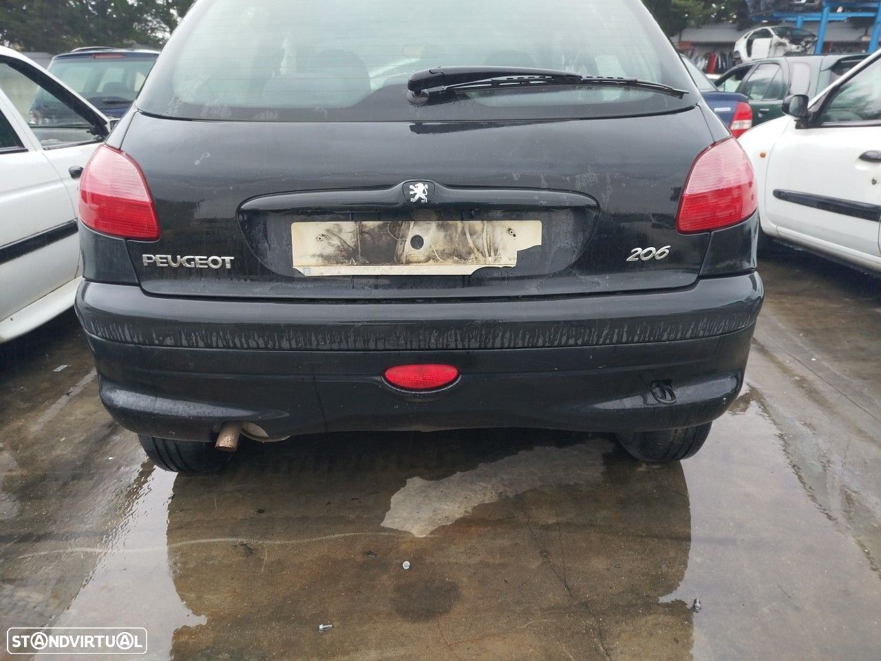 Pára-choques trás PEUGEOT 206 (2A/C) - 1