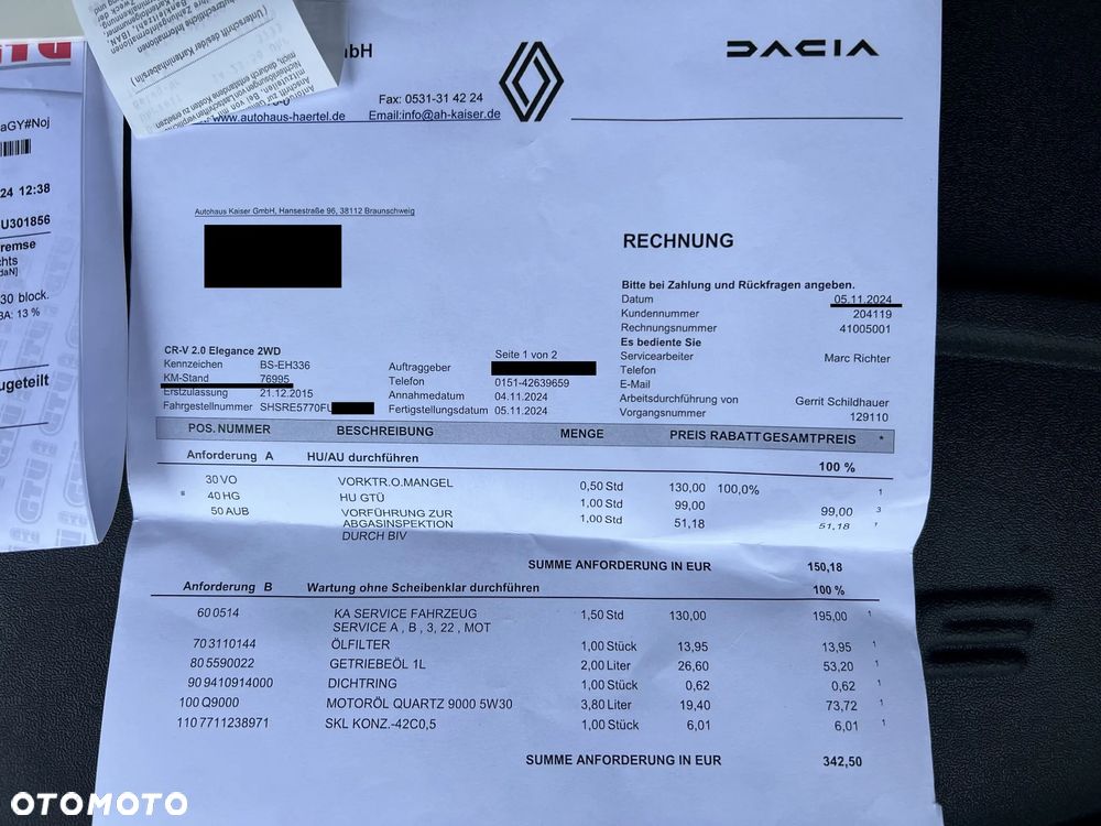 Honda CR-V 2.0i-VTEC 2WD Elegance - 37