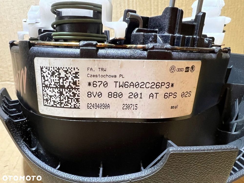 AUDI A3 8V PODUSZKA POWIETRZNA AIRBAG KIEROWCY KIEROWNICY 4RAM 8V0880201AT - 14