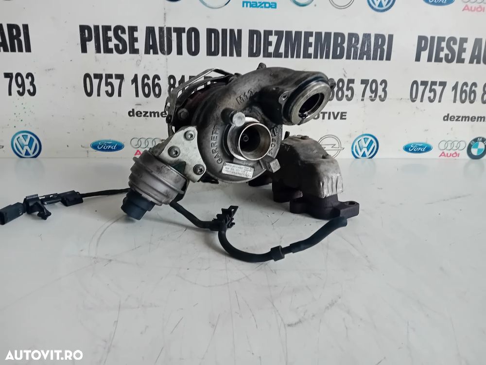 Turbo Turbina Vw Golf 6 VI Touran Caddy Skoda Octavia Seat 1.6 Tdi Euro 5 Motor CAY Cod 03L253016T - 2