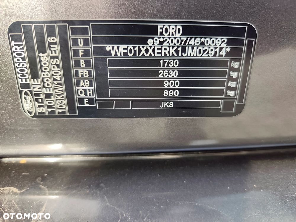 Ford EcoSport 1.0 EcoBoost ST-LINE - 18