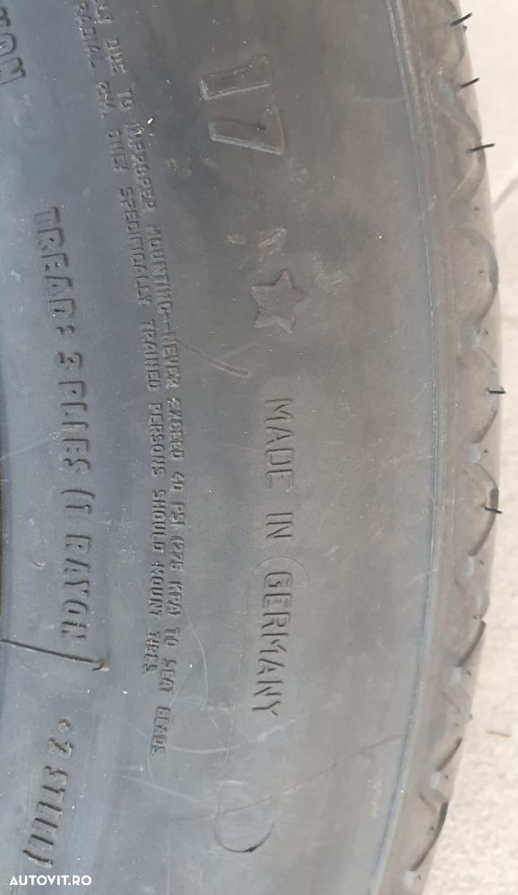 Roata de rezerva originala Bmw. Model slim pentru Bmw X3 model F25. - 8