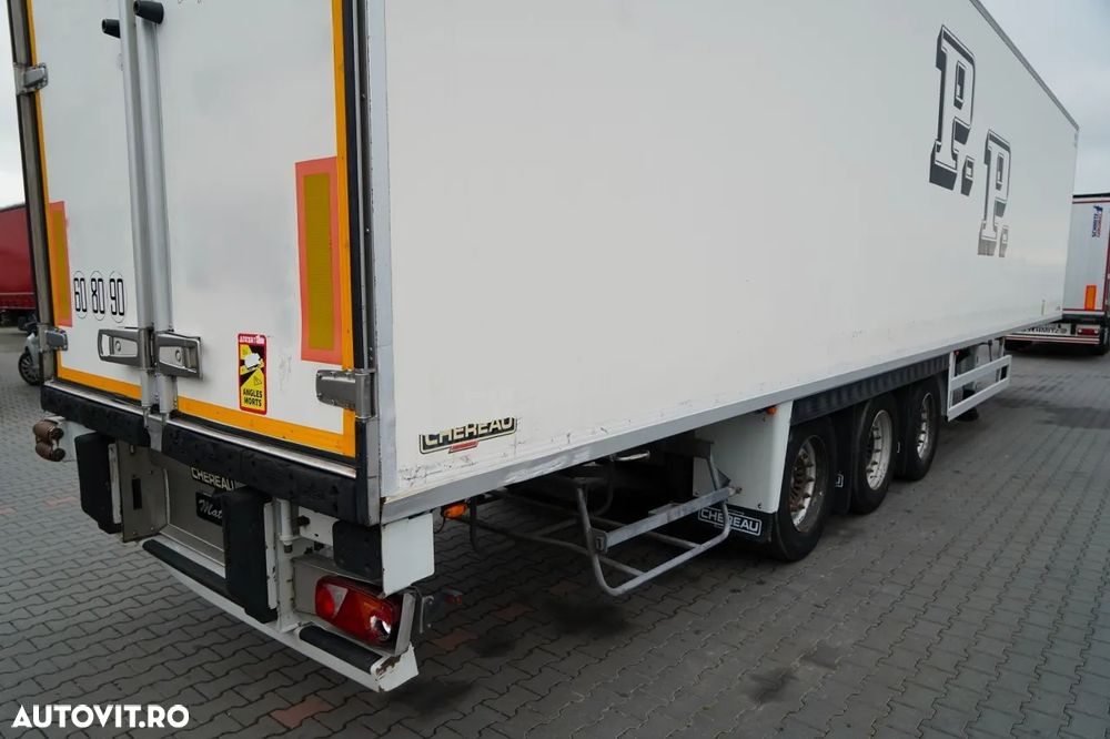 Chereau REFRIGERAT / VECTOR TRANSPORT 1950MT / DOPPELSTOCK / MULTITEMPERATURĂ / 2 AXE RIDICABILE / SAF / IMPORTAT - 12