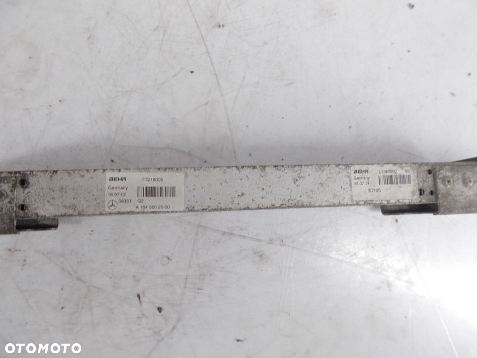 Chłodnica wentylator ML W164 420cdi przewód powietrza oleju - 7