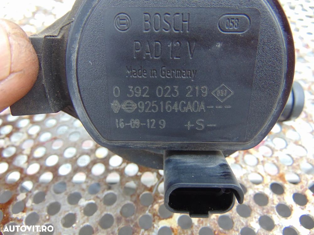 Pompa recirculare apa Nissan x trail t32 Renault Koleos cod 0392023219 Trafic 3 Vivaro Master dacia Duster nv400 scenic megane pompa apa auxiliara - 1