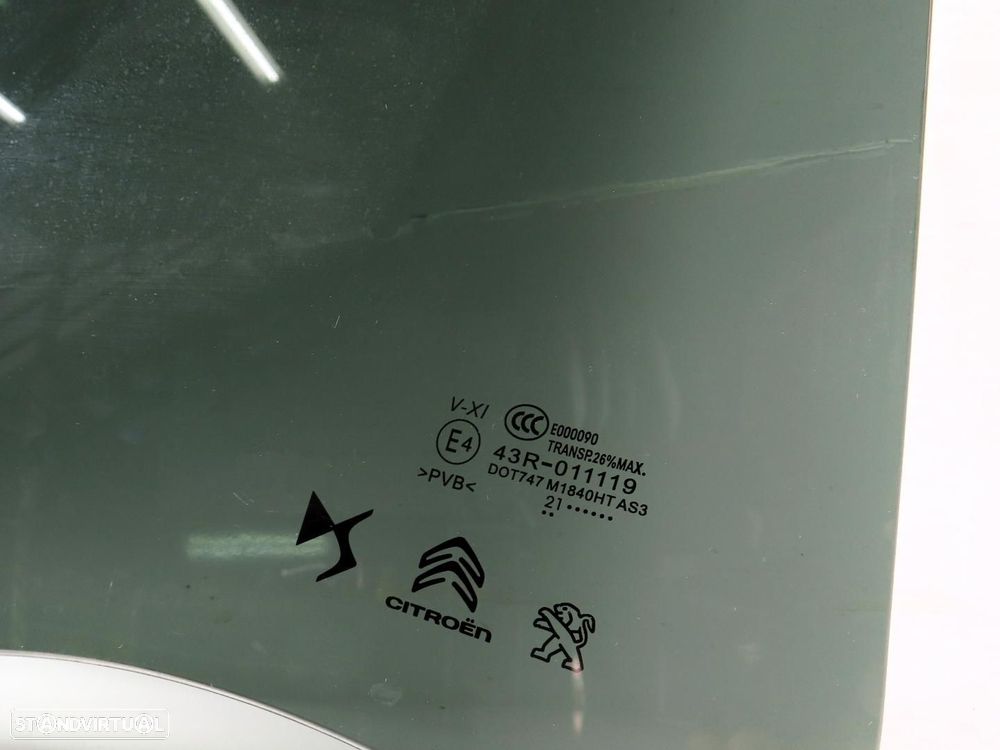 Vidro da porta Duplo Escurecido Direito/Trás Usado / Original DS DS 4 II - 3