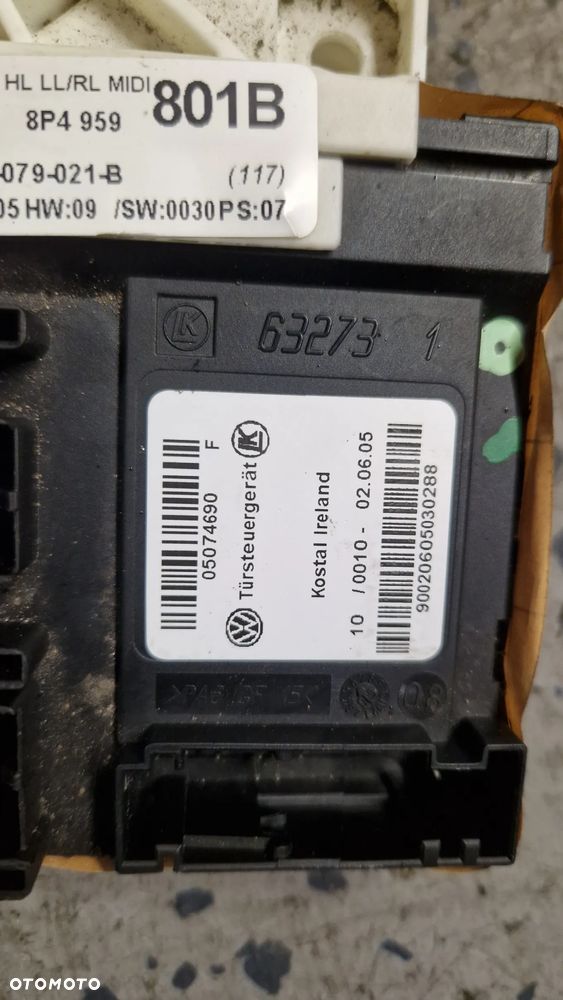 AUDI A3 8P SILNICZEK SZYBY LEWY PRZÓD 8P0959801B - 4