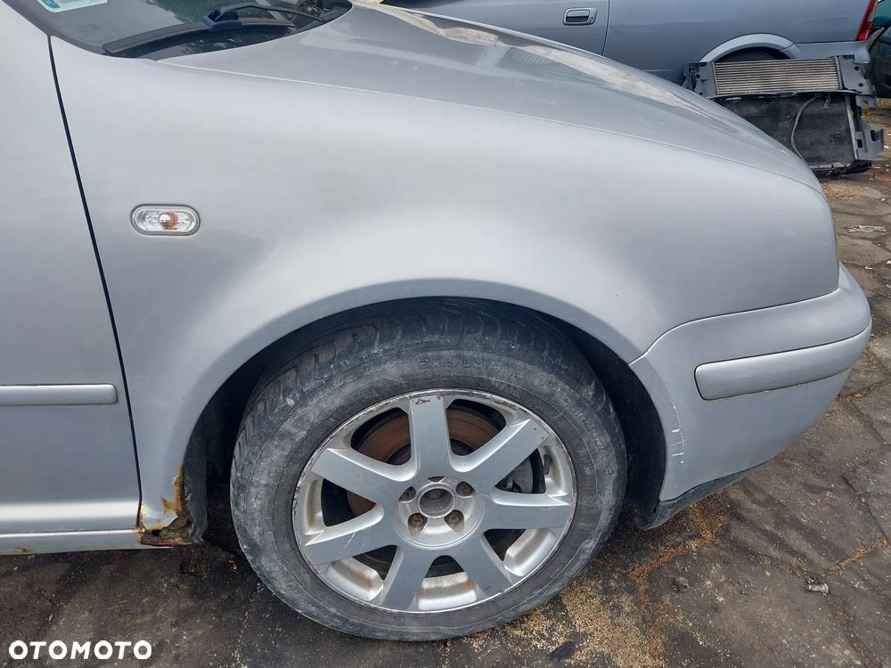 Przód kompletny Volkswagen Golf 4 IV kolor srebrny LB7Z maska zderzak lampa VALEO grill atrapa wzmocnienie czołowe pas chłodnica KOMPLET - 8