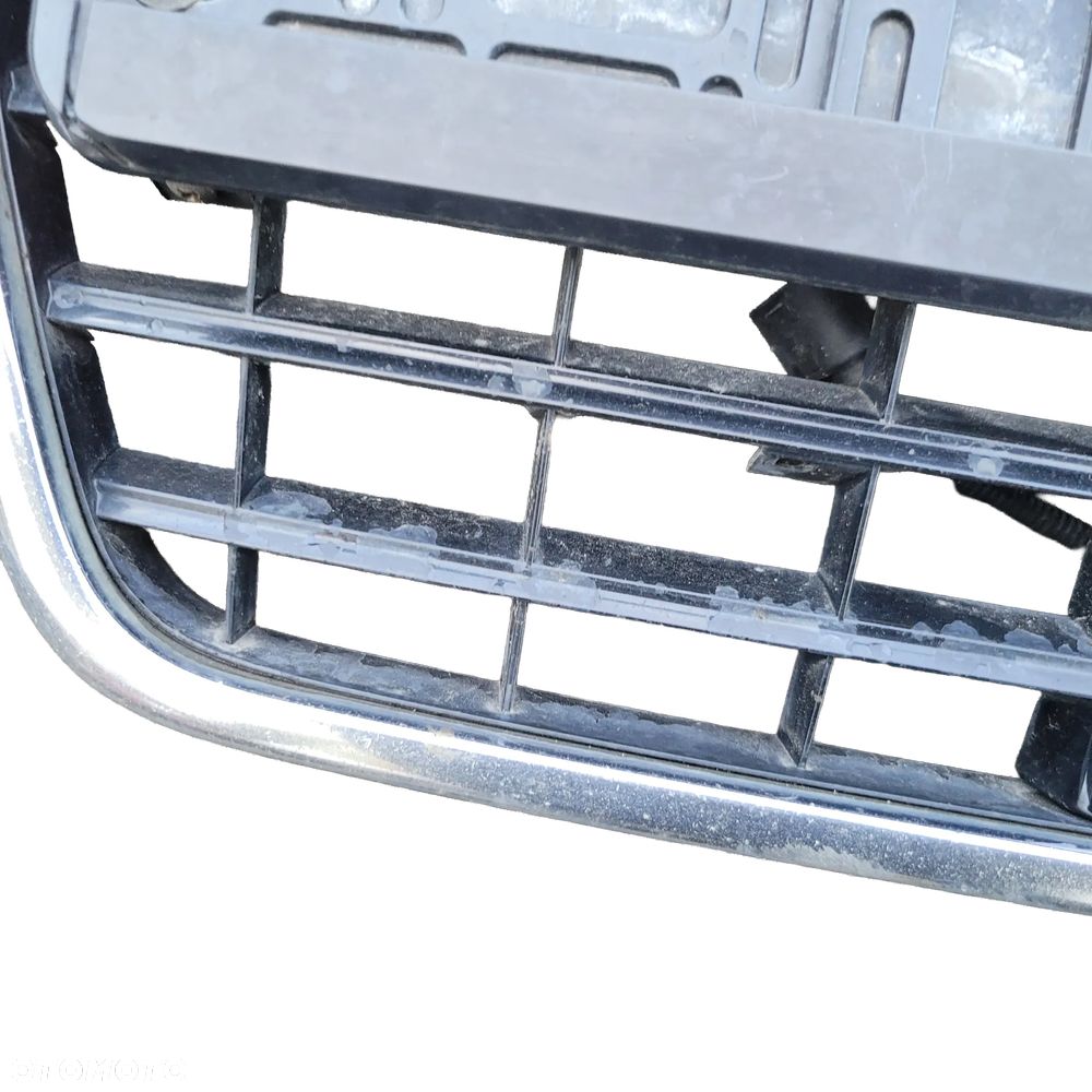 AUDI A6 C6 LIFT GRILL GRIL ATRAPA ZDERZAKA 4F0853651AN RADAR ACC BLACK - 7