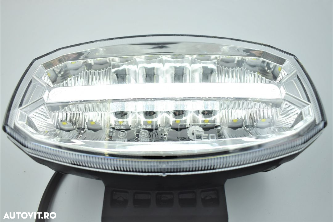 Proiector Full-Led, Pozitie si Faza Lunga Led, 12/24V, Dreptunghiular - Oval, 58W - 4
