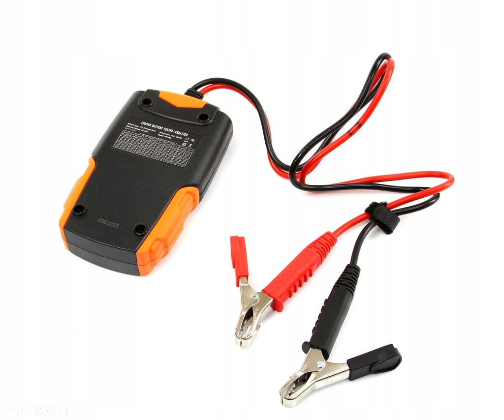 CYFROWY TESTER DO AKUMULATORÓW BATERII 12V 24V UNIWERSALNY 3Ah - 200Ah - 4