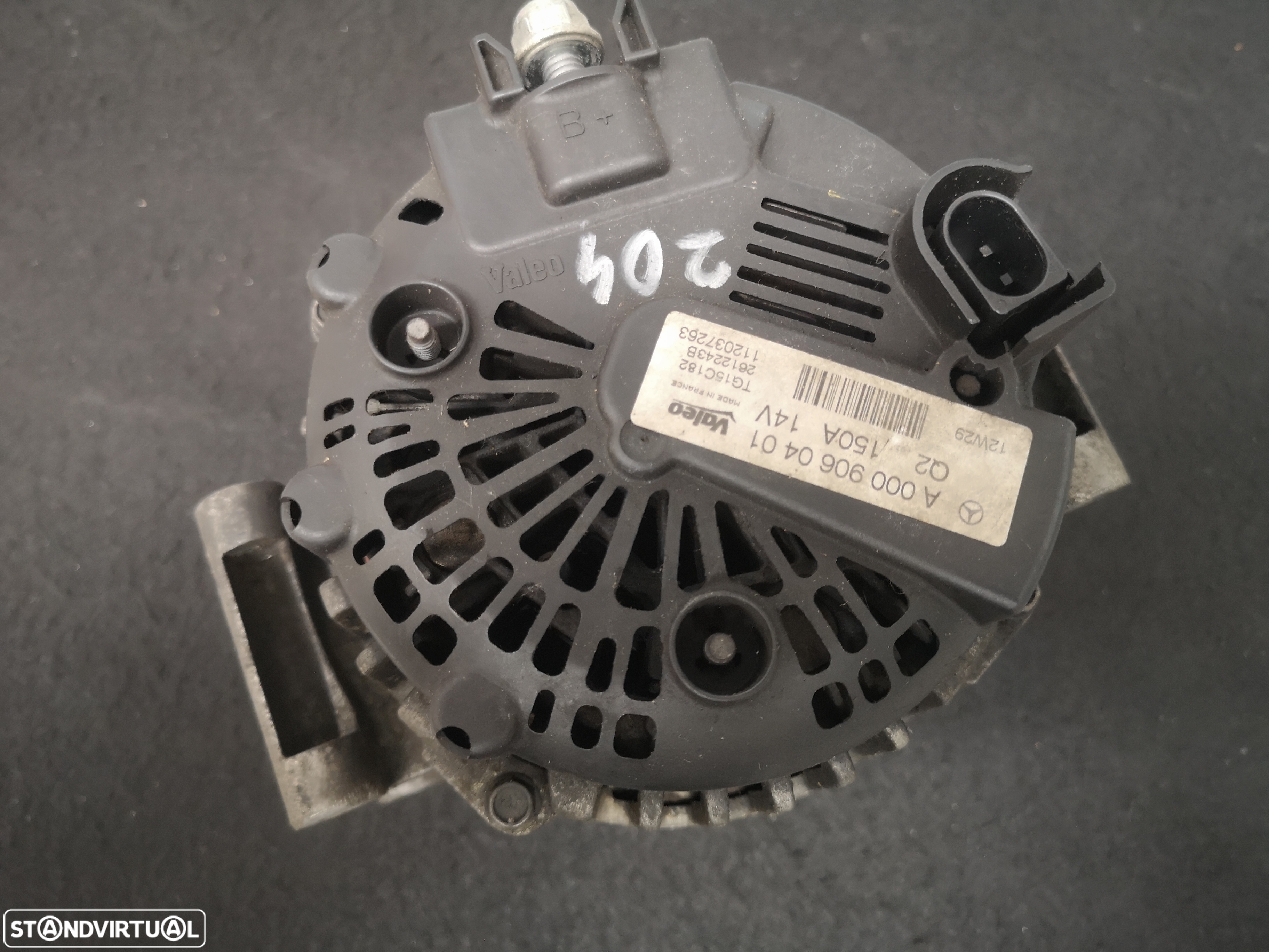Alternador originais Mercedes w204 w212 class c e 2.2cdi  2011-2014 - 6