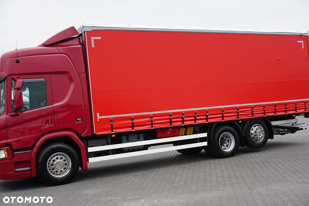 Scania P 280 / ACC / E 6 / FIRANKA + WINDA / 20 PALET / DŁ. 8,2 M / OŚ SKRĘTNA - 15