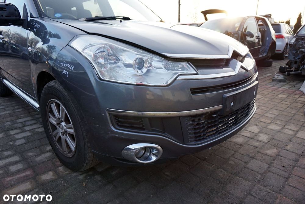 MASKA ZDERZAK BŁOTNIKI LAMPY C-CROSSER  A39 KTR  CITROEN 2007-2012 SZARY PRZÓD KOMPLETNY - 10